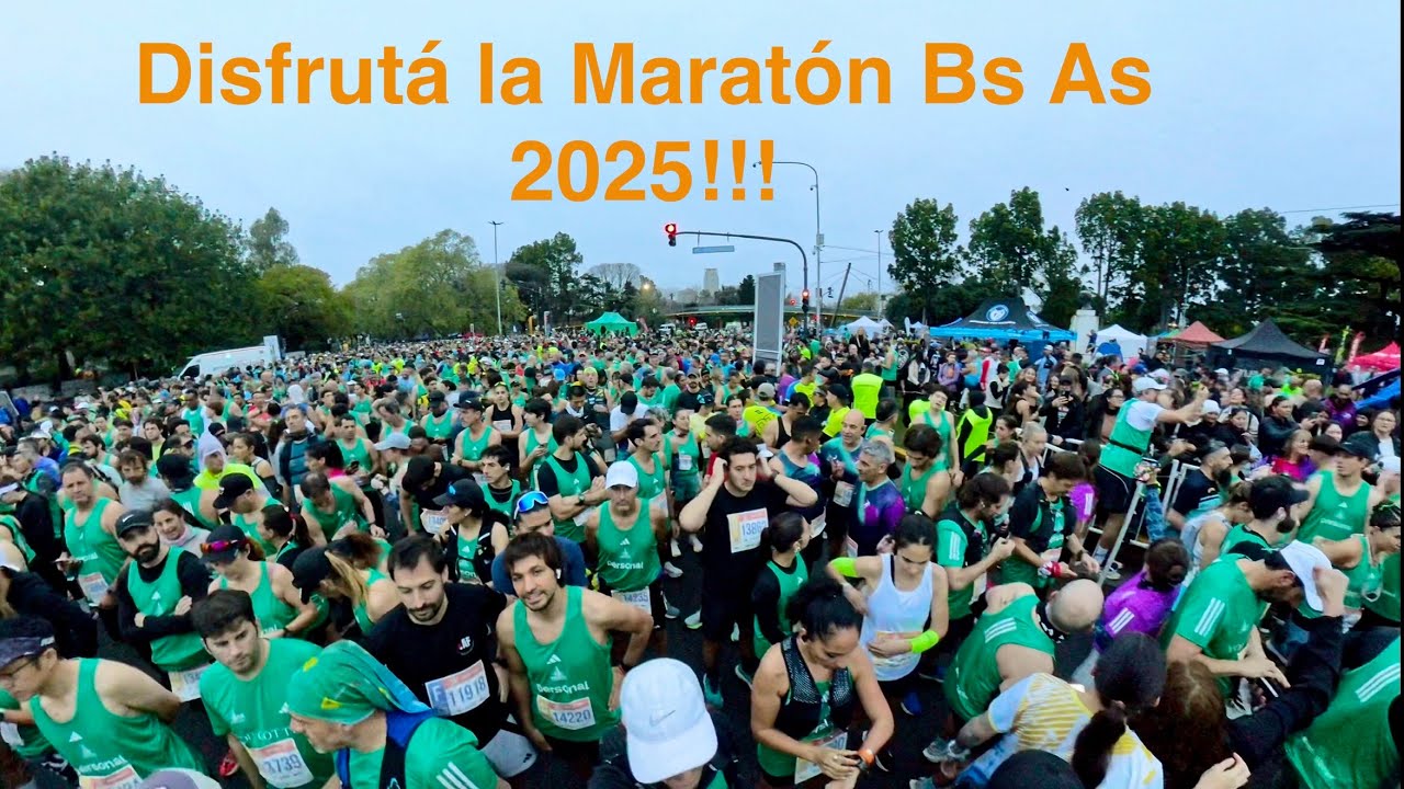 Viví la experiencia de esta maratón de Buenos Aires 2025!
