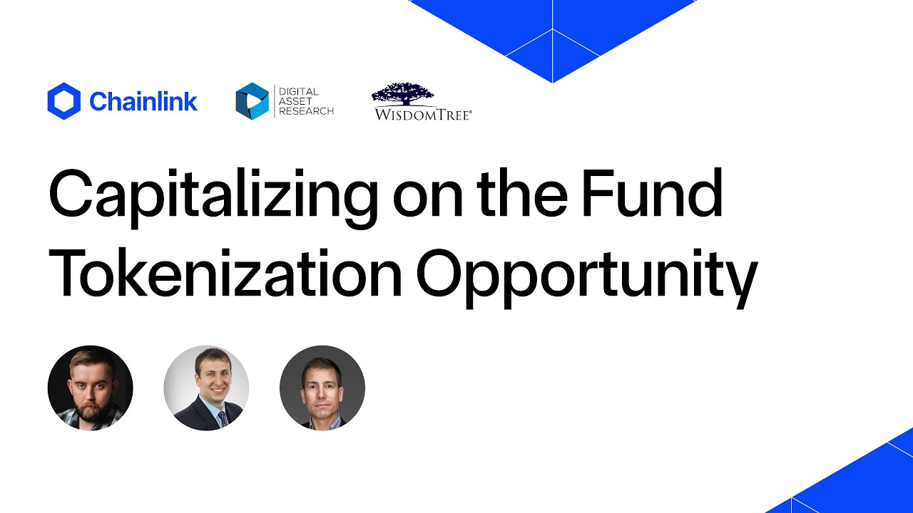 Capitalizing on Fund Tokenization: WisdomTree and Chainlink Share Insights