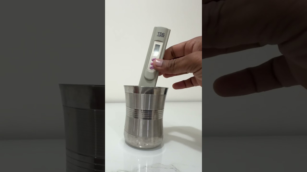 How to Check Water TDS Levels at Home #waterquality #drinkingwater