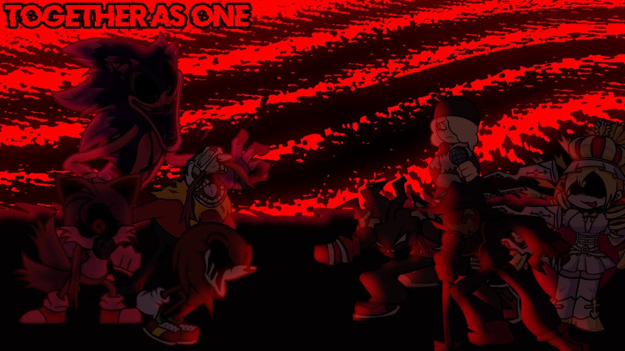 Together As One (FNF Sidekick But It's The Sonic.EXE Gang Vs. AGOTI, Ruby, Mami and Zardy)