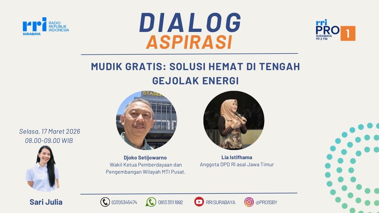 📌 Dialog Aspirasi || MUDIK GRATIS: SOLUSI HEMAT DI TENGAH GEJOLAK ENERGI