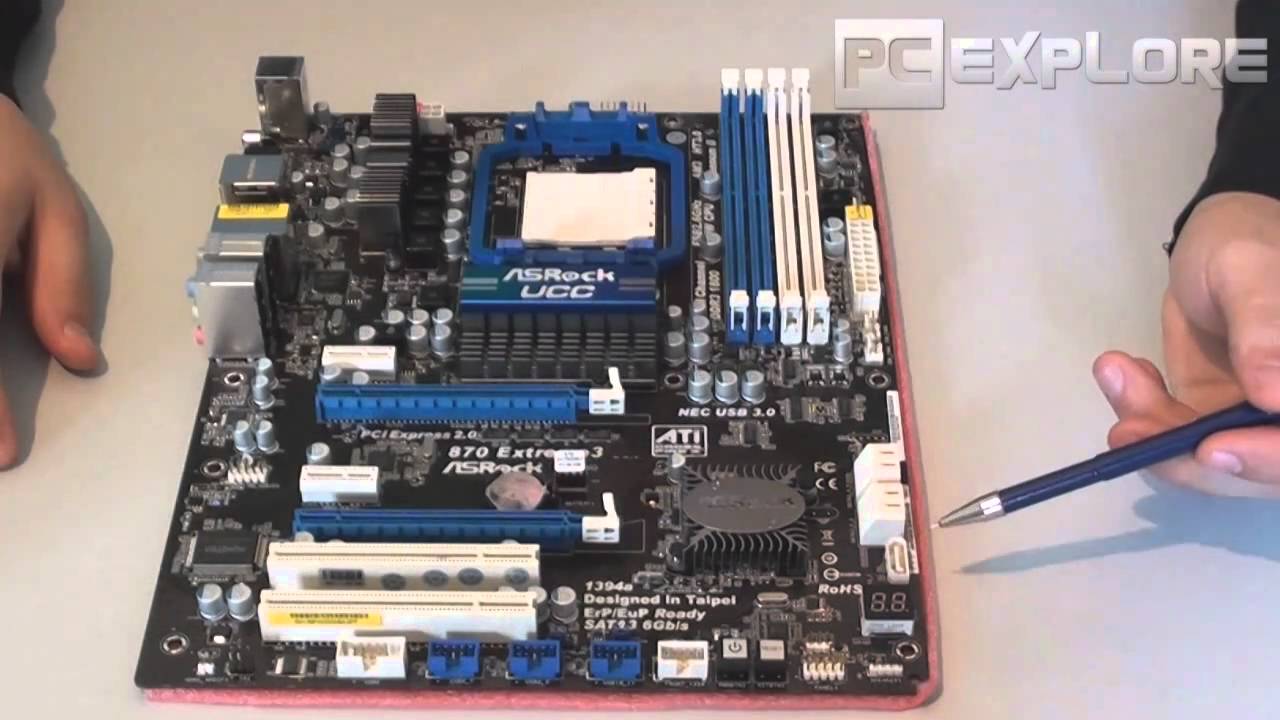 ASRock 870 Extreme3 motherboard unboxing and review (russian)