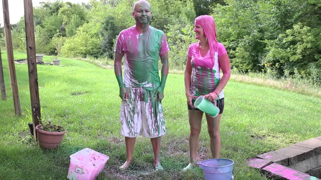 CJ and Becky Paint Bucket Challenge