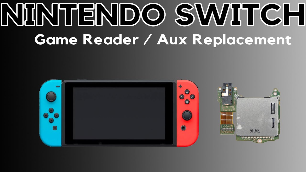 Nintendo Switch Audio AUX Port Game Reader Repair Replacement | Repair Tutorial