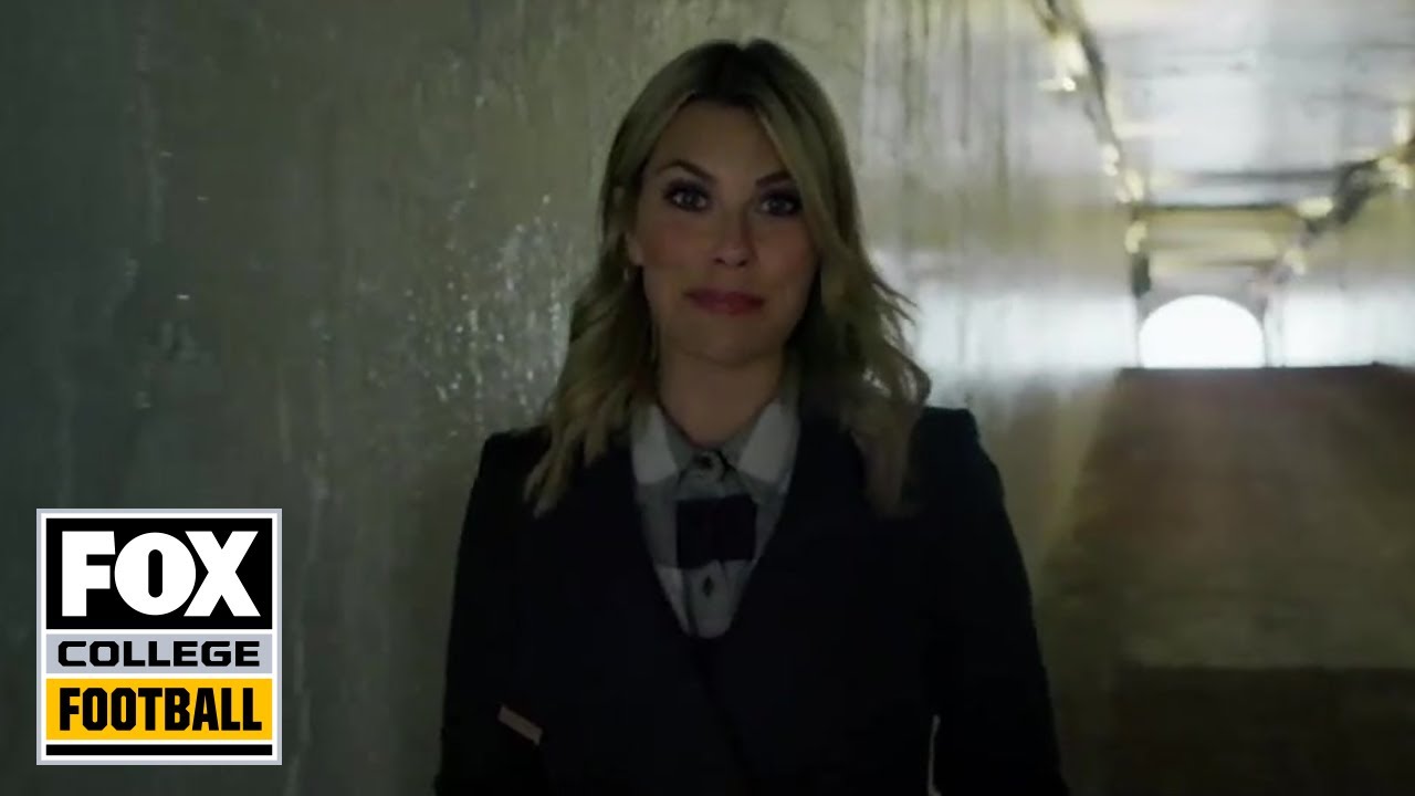 Jenny Taft gives a tour of the tunnel at the Big House in Ann Arbor | CFB ON FOX