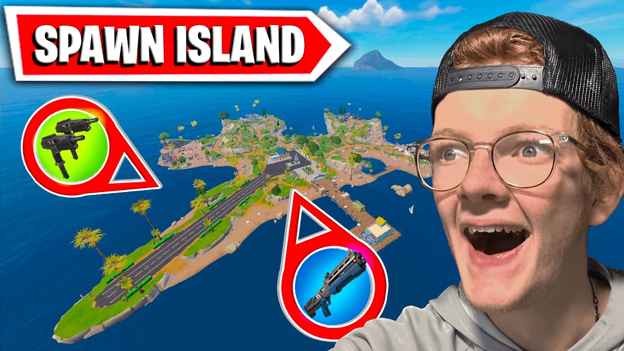 Использовать только добычу с места возрождения для победы в Fortnite?!