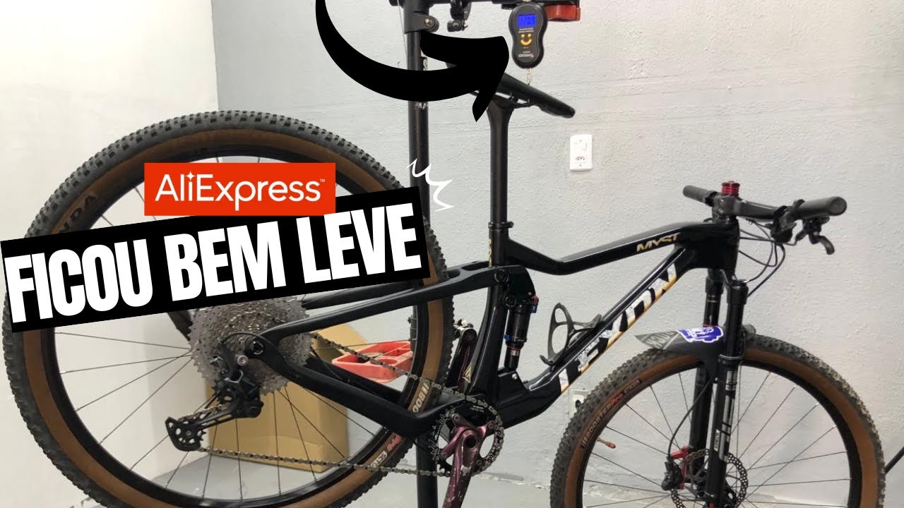 Essa me surpreendeu! bike full de carbono do aliexpress