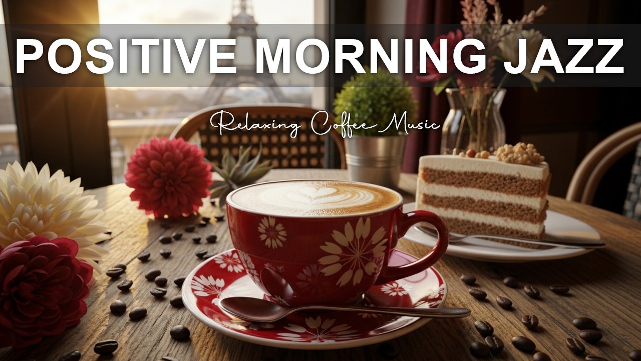 Positive Morning Jazz☕Good Mood Coffee Jazz Music & Bossa Nova Instrumental for Work, Study & Relax