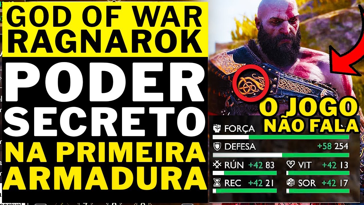 GOD OF WAR RAGNAROK - PODER SECRETO Q O JOGO NAO TE FALA!!!! NA ARMADURA INICIAL!!!