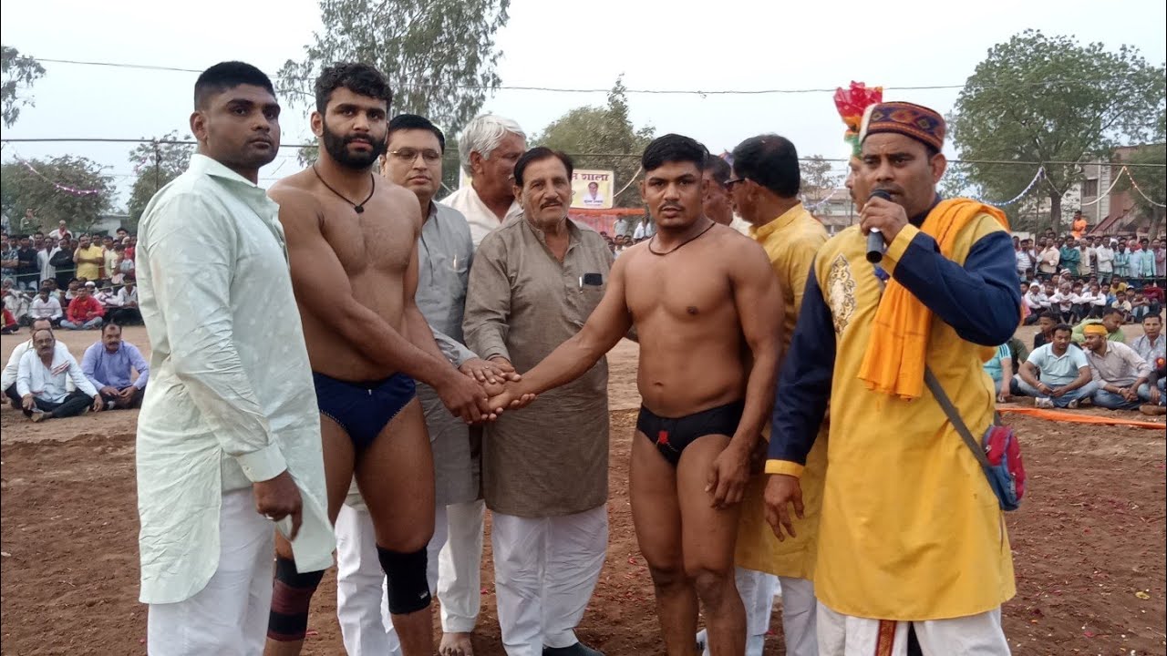 साकिर नूर पहलवान मेरठ यूपी विरुद्ध कौशल पहलवान ग्वालियर मध्य प्रदेश बनखेड़ी कुश्ती दंगल