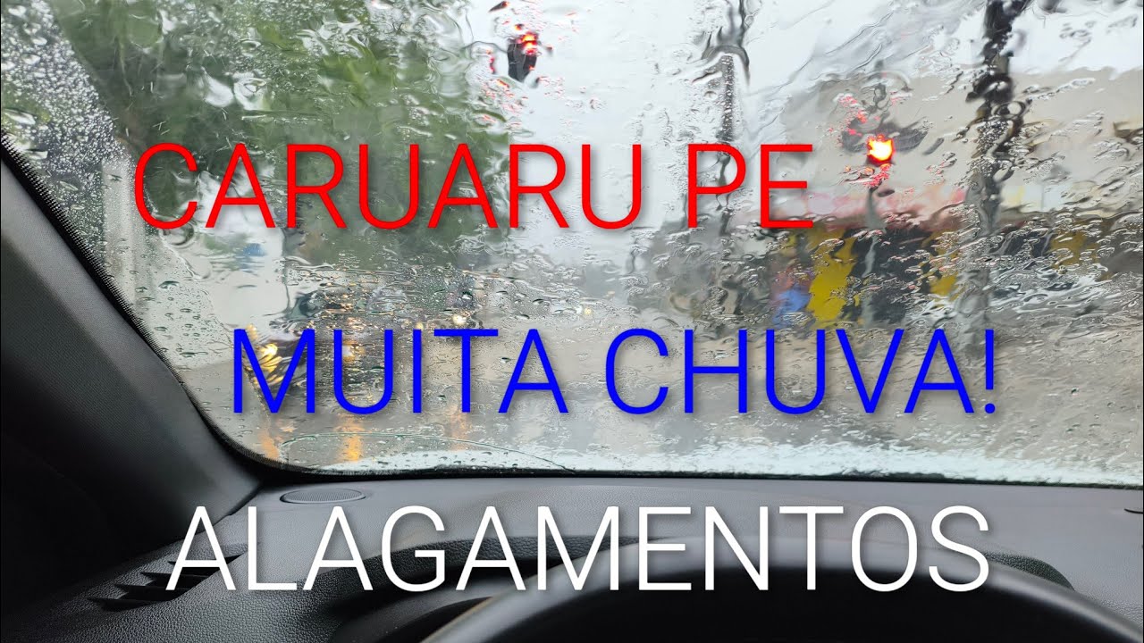 Mar&ccedil;o come&ccedil;a com muita chuva em Caruaru 