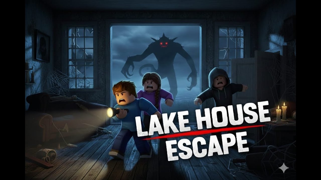 ESCAPING  THE LAKE HOUSE WITH COUSINS [PART:1] Its full of horror 😰