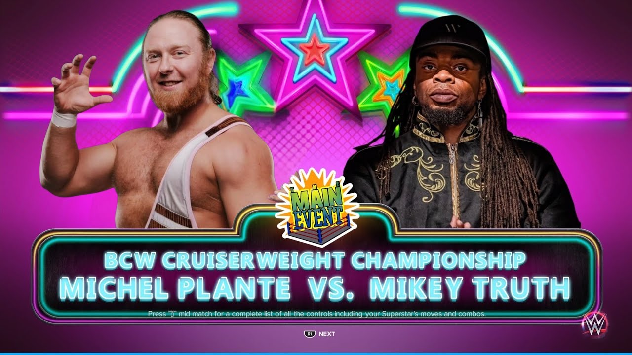 [BCW: The Main Event (Match 4)] Michel Plante vs Mikey Truth {BCW Cruiserweight 🏆} Main Event ‼️