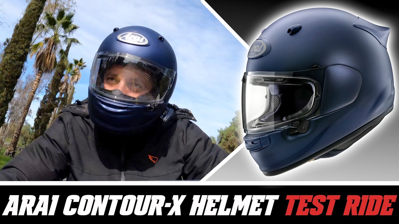 Arai Contour-X Helmet Test Ride Review at SpeedAddicts.com