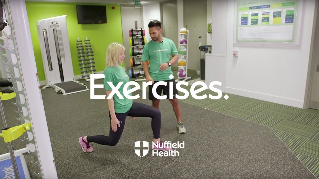 How To Reverse Lunge Reach Back | Nuffield Health