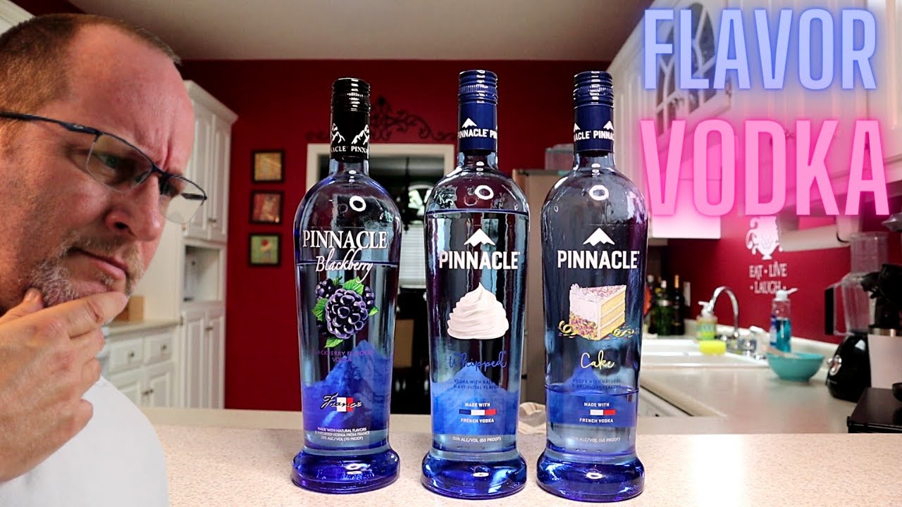 Pinnacle  Flavor Vodka's  Blackberry, Whipped Cream, Cake