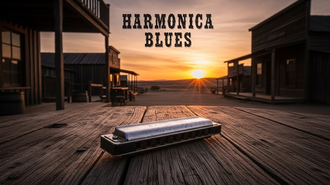 Harmonica Blues Chill – Quiet Streets at Night