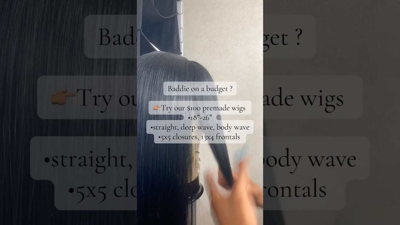 $100 premade wig deal is back‼️ | ft. @_wigged | #wiggedneiceeway #neiceeway