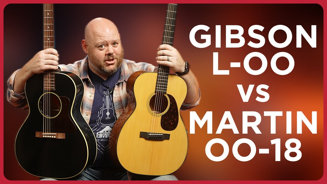 Small Body Acoustic Guitar Battle | Martin 00-18 versus Gibson L-00