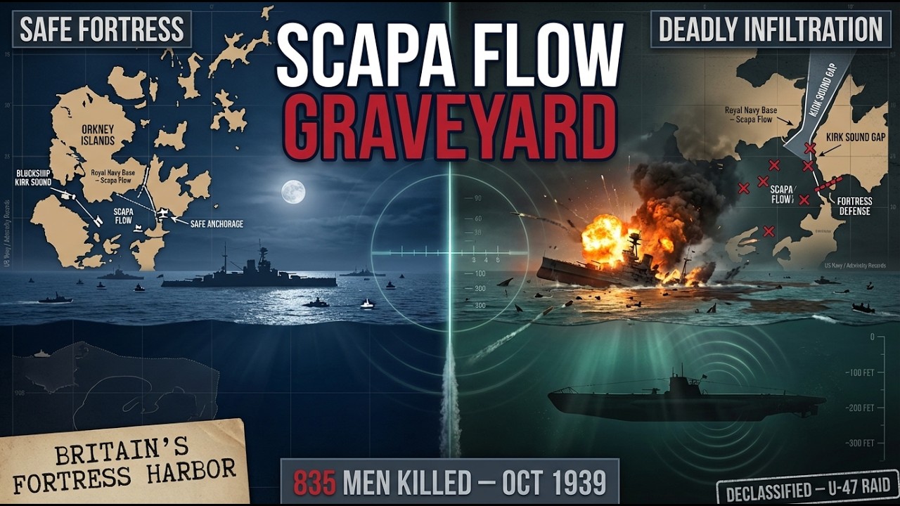 HMS Royal Oak — Safe in Britain’s Fortress Harbor, Dead by Midnight