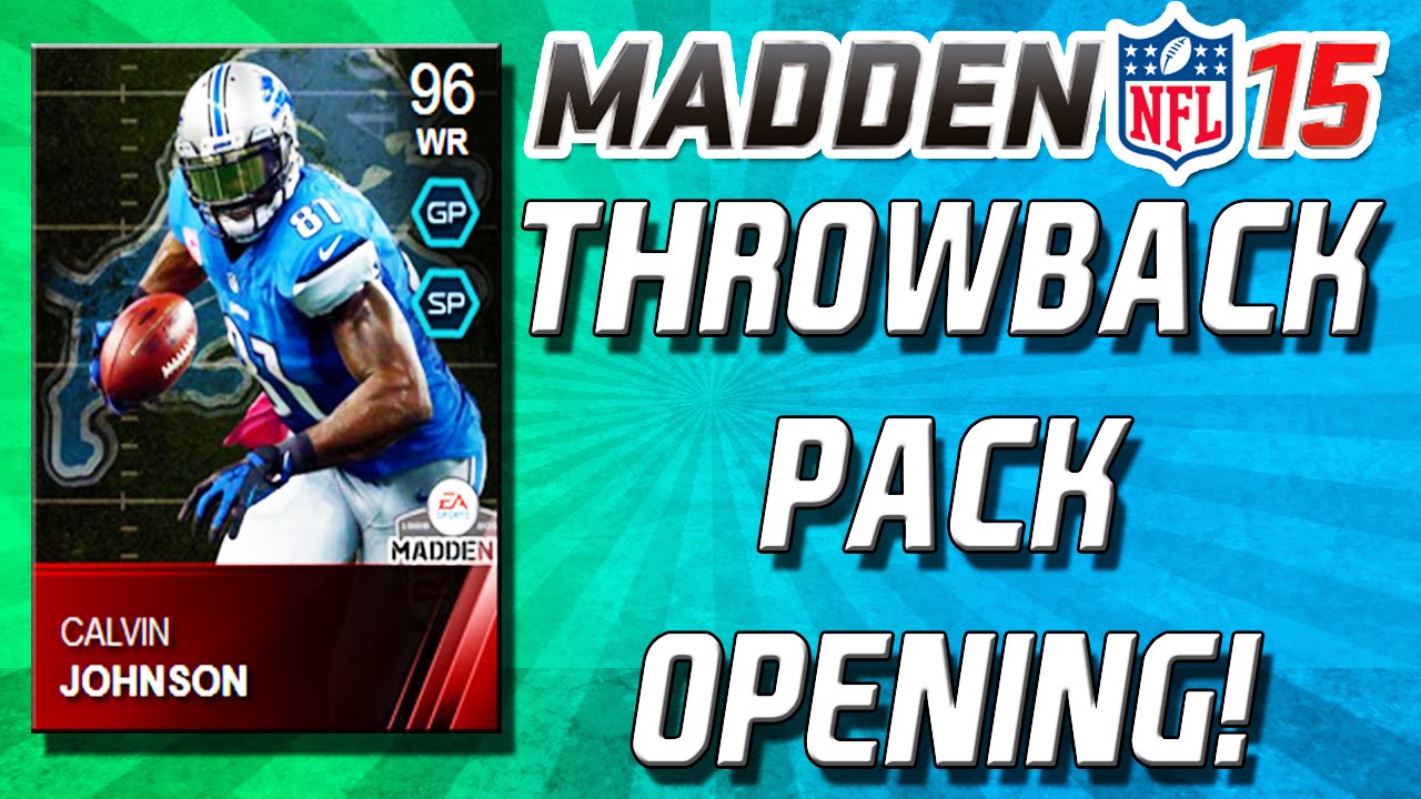 Madden 15 Ultimate Team - THROWBACK PACK OPENING! #2 - MUT 15