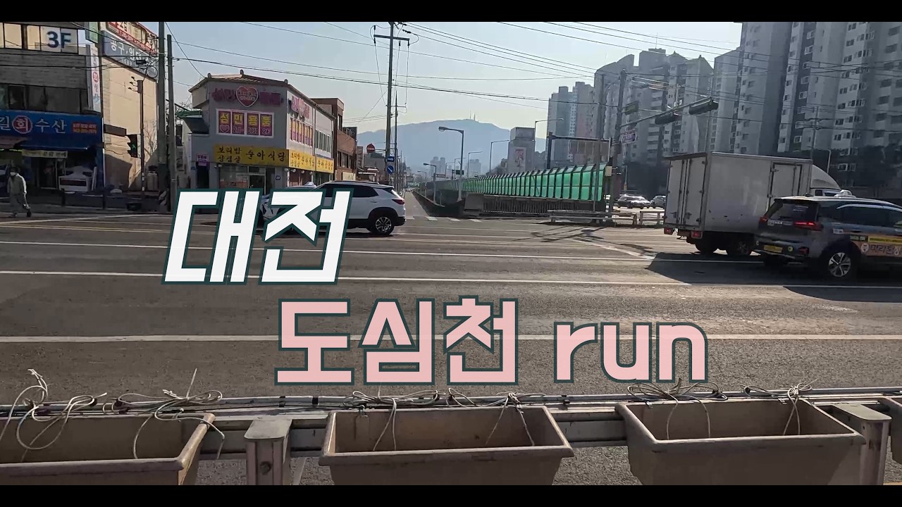 대전 도심천 run