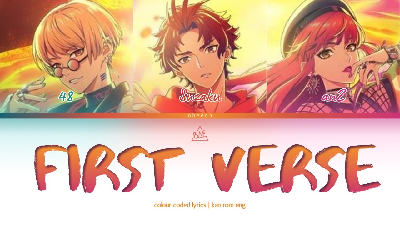 FIRST VERSE - BAE | Paradox Live THE ANIMATION パラライ | Color Coded Lyrics (Kan/Rom/Eng)