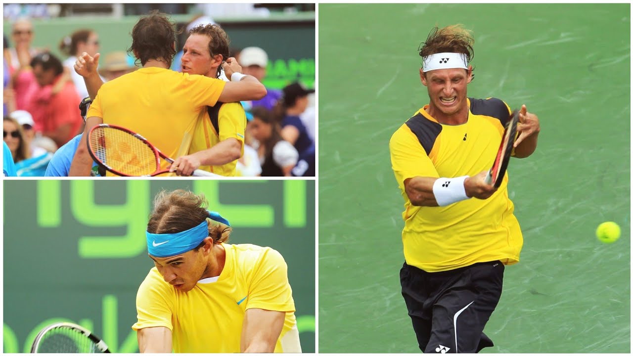 A RARE MIAMI CLASSIC!  | Rafael Nadal v. David Nalbandian | Miami 2010 R3 Highlights 