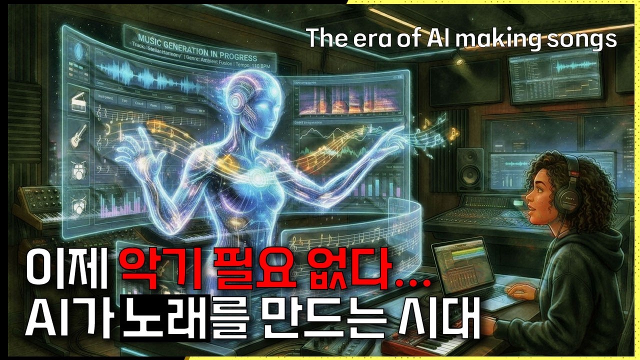 음악 산업들 경각심 가져야 할 때.. ft.인공지능