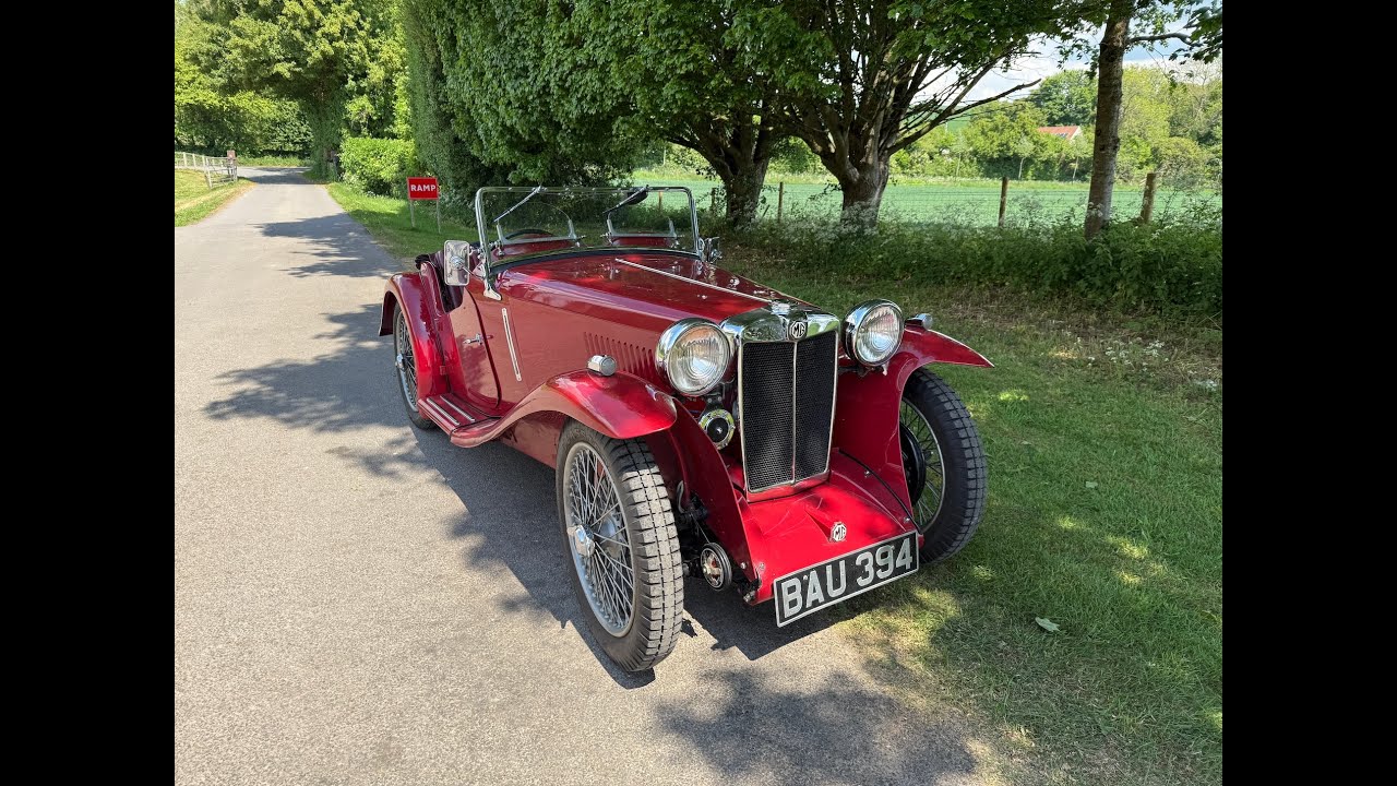 NOW SOLD - 1935 MG PA Midget with Robin Lawton Vintage & Classic Cars