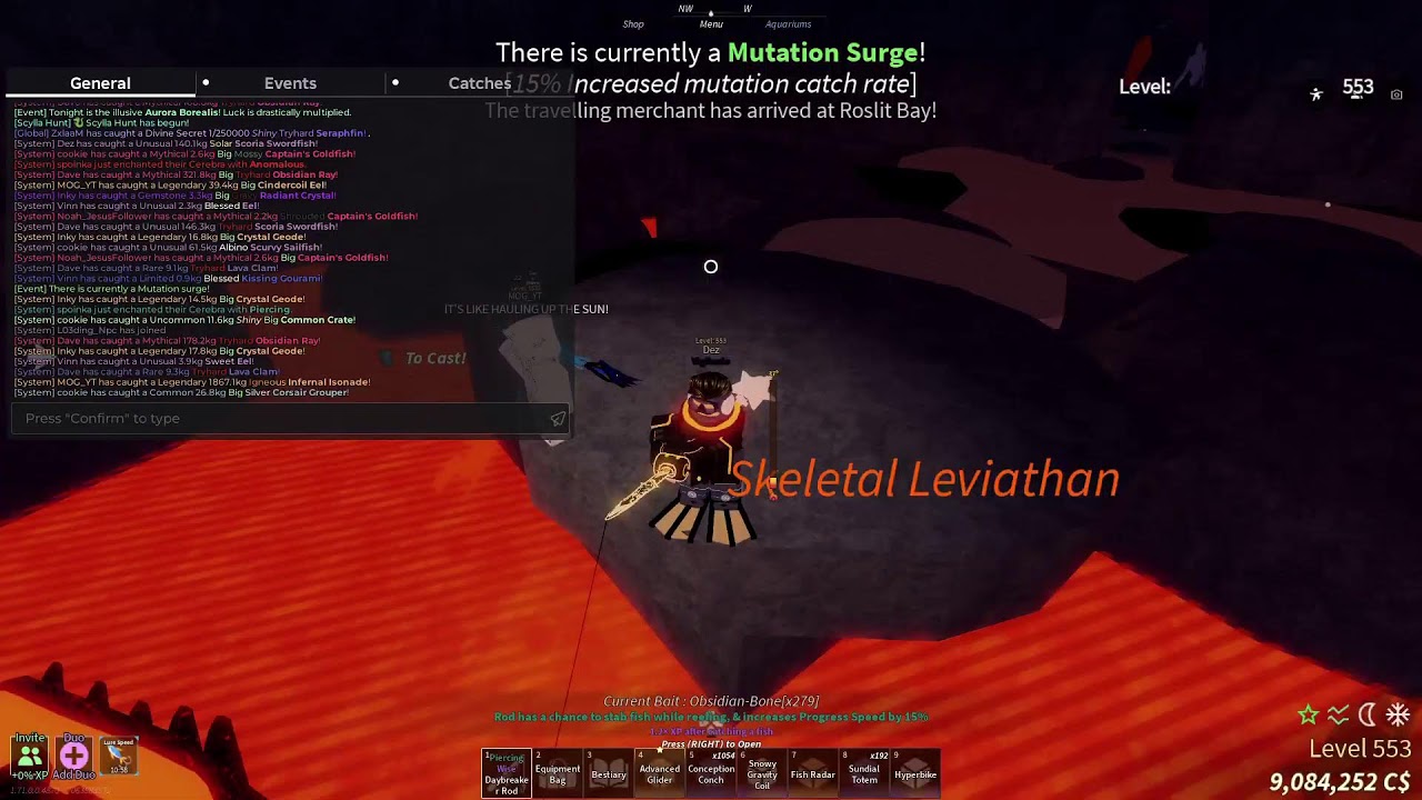 Grinding the new iland Fisch🫠