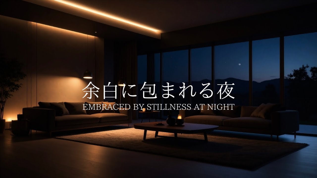 【Piano Jazz BGM】余白に包まれる夜｜Embraced by Stillness at Night