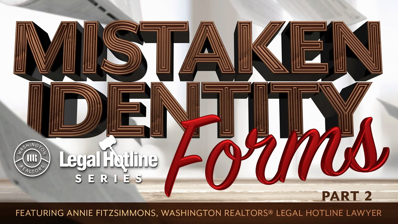 Mistaken Identity: Forms, Part 2 – Form 35R and Form 51