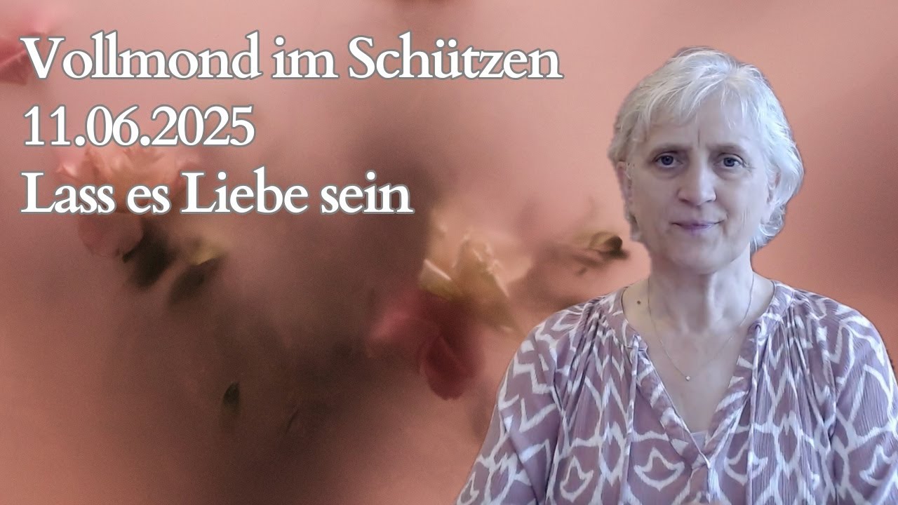 Lass es Liebe sein und den Kampf los.
