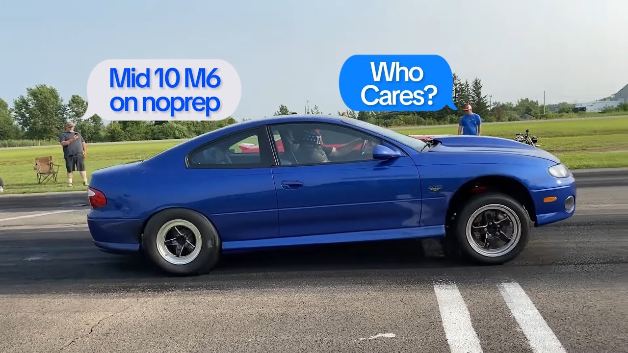 10 second faceplate stick shift 2004 GTO drag racing Supercharged LS3