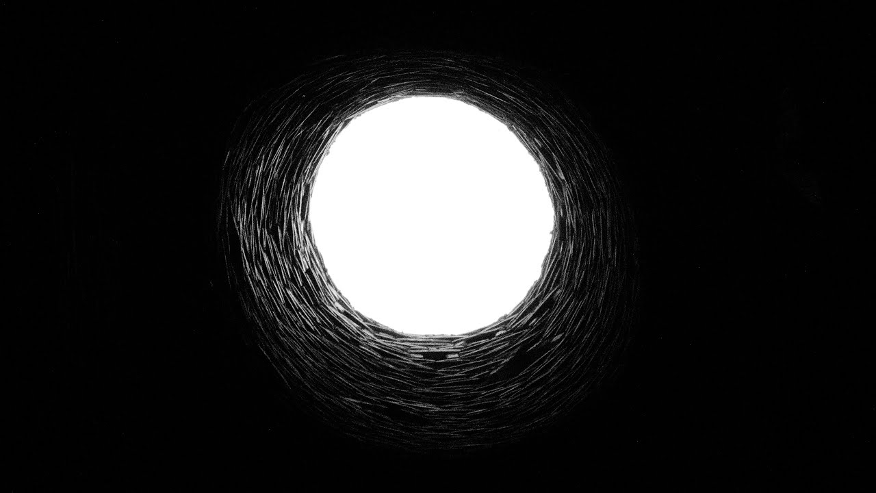 Howling Wind in a Well | Windy Tunnel Sound Storm Cave Snowstorm White Noise Ambience | 12 Hrs 4K