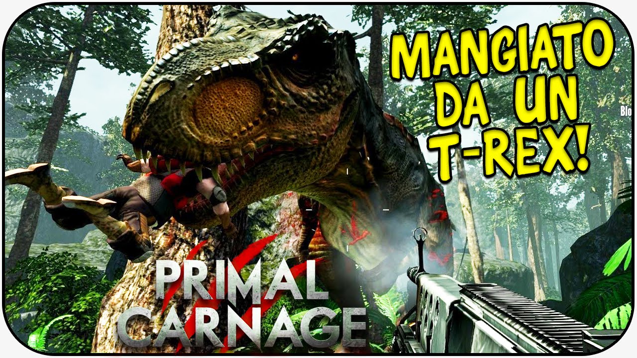 MANGIATO DA UN T REX! - Primal Carnage ITA