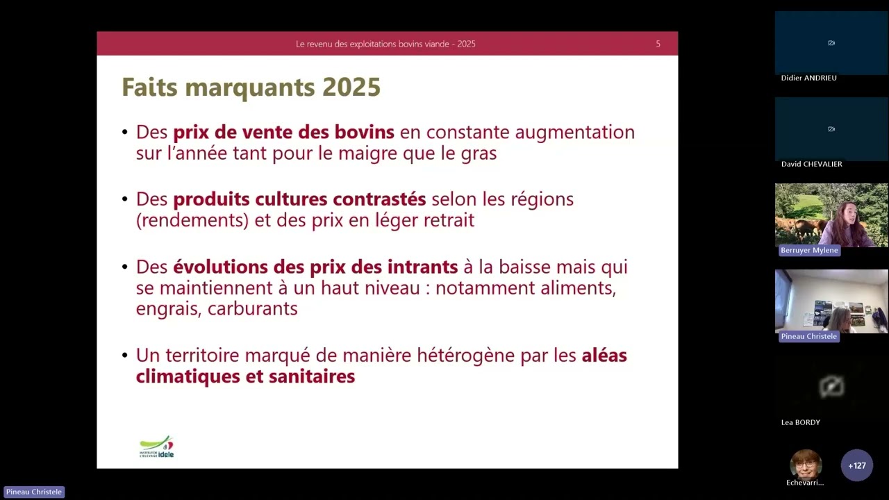 [Replay] Webinaire INOSYS Bovins viande 2026