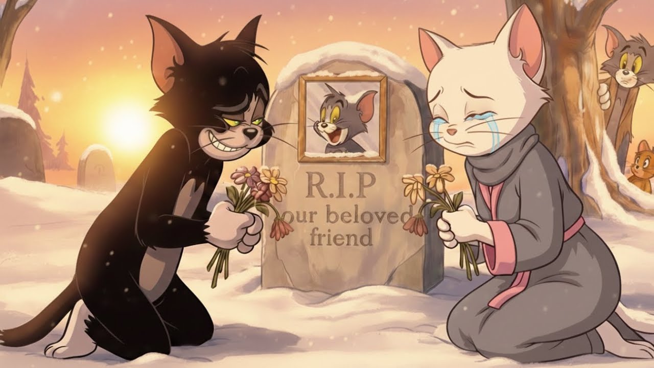 Tom R.I.P on a cold-Toodles Galore betrays Tom for Butch | Fan-made Tom & Jerry cartoon#tomandjerry