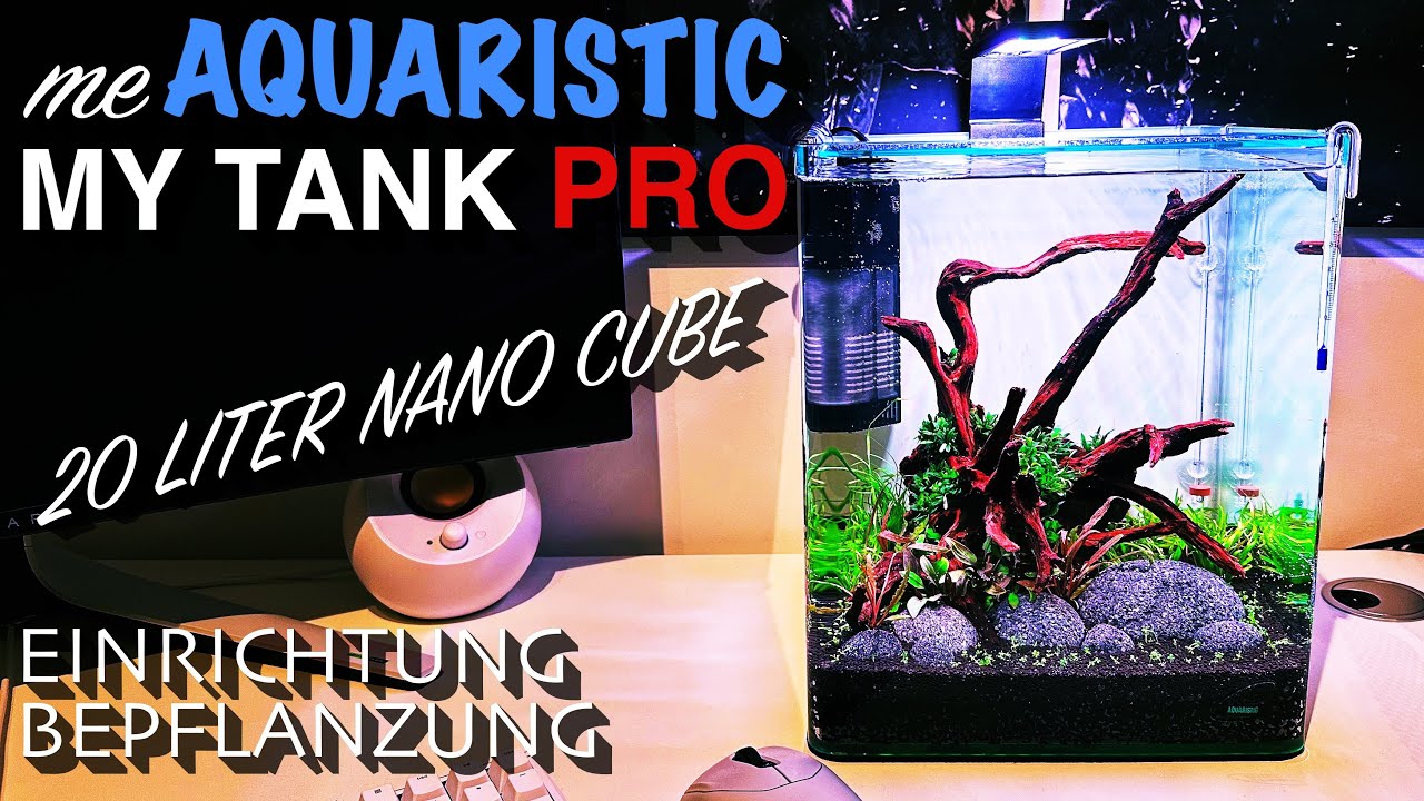 me Aquaristic My Tank Pro 20 Liter Nano Cube - Einrichtung & Bepflanzung