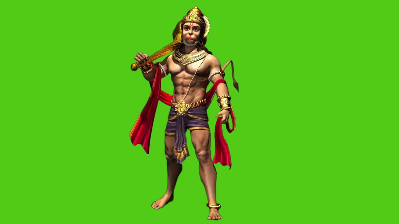 Hanuman Ji - Green Screen Video | Ram Bhakt Hanuman | #tripundvfxlybrari