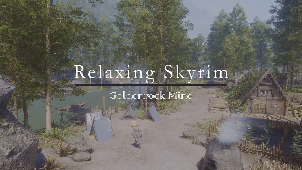 Goldenrock Mine Serenity | The Elder Scrolls V: Skyrim | Ambience & Relaxation