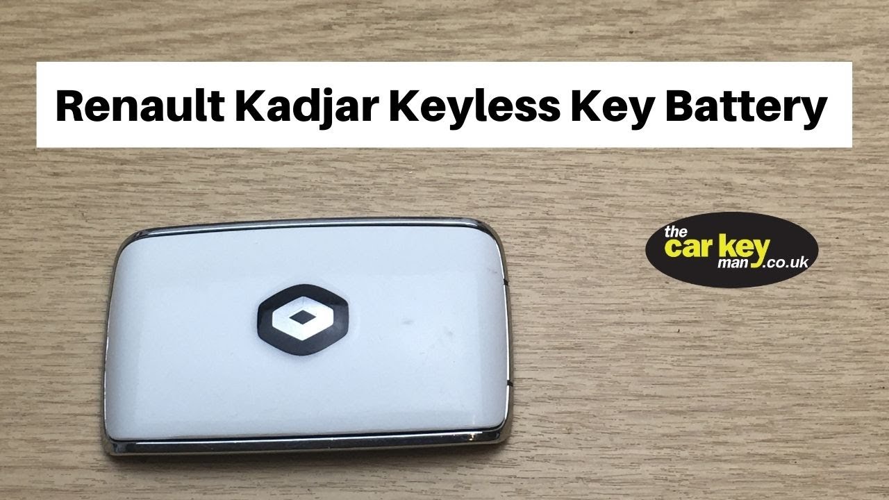 Как заменить аккумулятор бесключевого ключа-карты Renault Kadjar