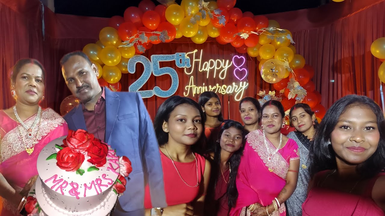 25th anniversary celebration 🎁🎉 || lucky vlog || #celebration #anniversarycelebration #party 