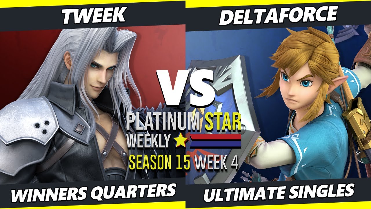 PSW S15:W4 - Tweek (Cloud, Sephiroth) Vs. Deltaforce (Link) SSBU Ultimate Tournament