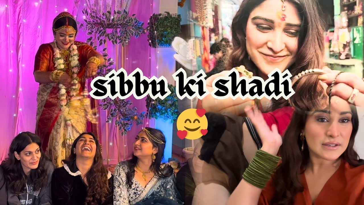 🤣Sibbu ne shadi mai mere upar giraye kaleere /🤩or humne ki 🎪triyuginaran mandir mai puja🙏🏻