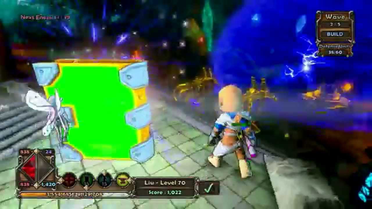 Dungeon Defenders PS3 Area 1 Missions Insane+