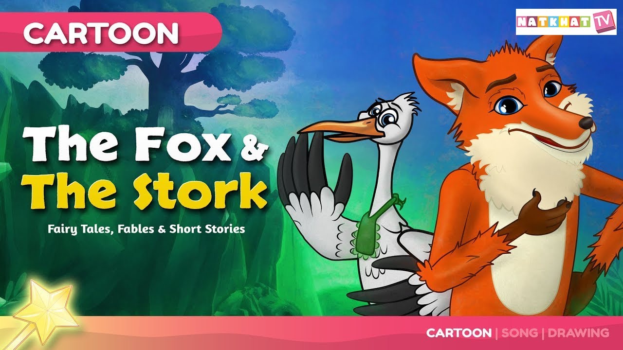 The Fox and The Stork | Tales in Marathi | लहान मुलांसाठी नवीन कथा