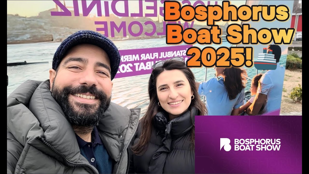 Bosphorus boat show 2025 || 8.2 milyon euroluk fuarın en büyük süper yatını gezdik  🚤✨