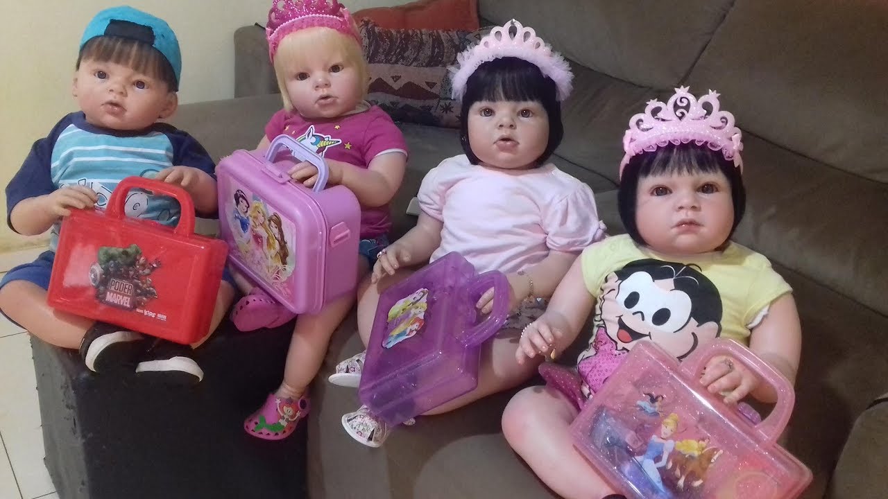 Rotina escolar da Isa,Helena,Yasmin e Lukinha